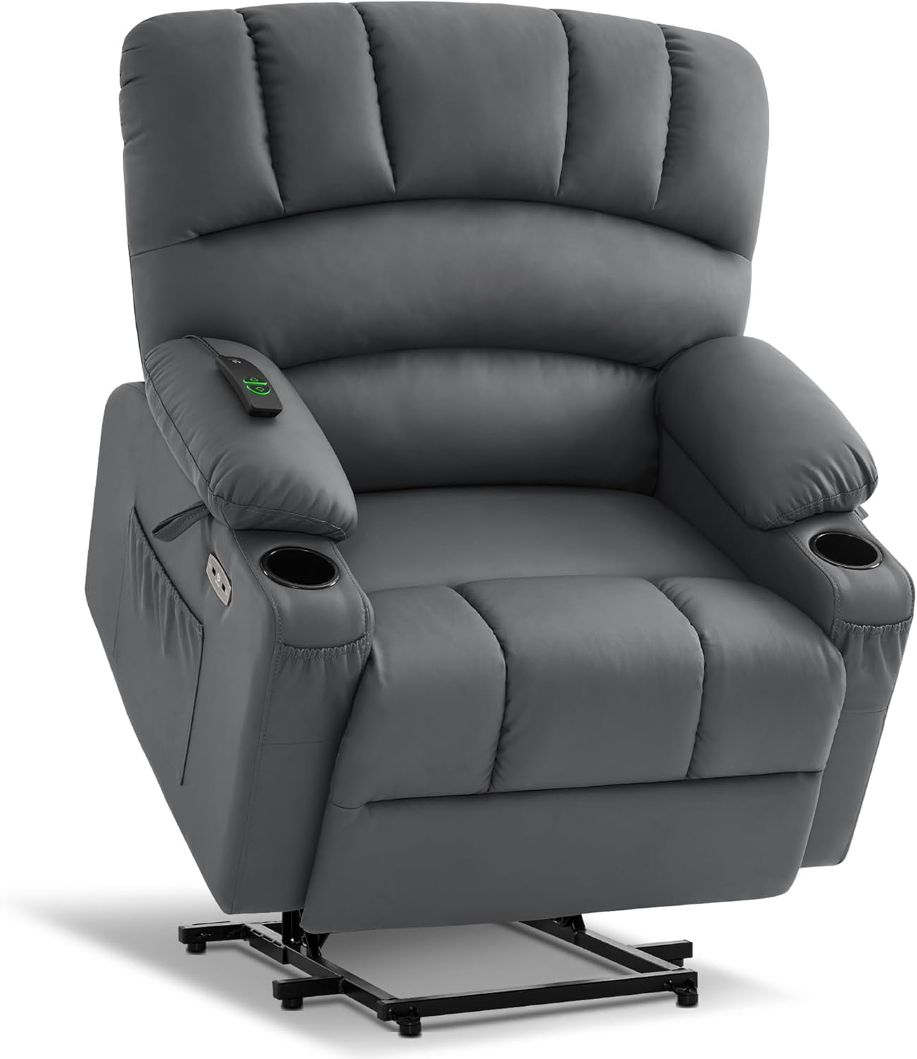 MCombo Power Lift Recliner Chair for Elderly with Heat Massage USB Cup Holders