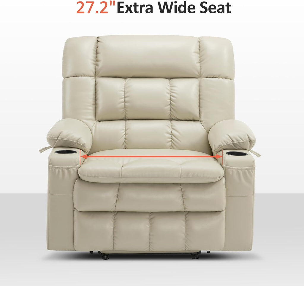 MCombo Dual Motor Power Lift Recliner Chair for Elderly with Heat Massage USB