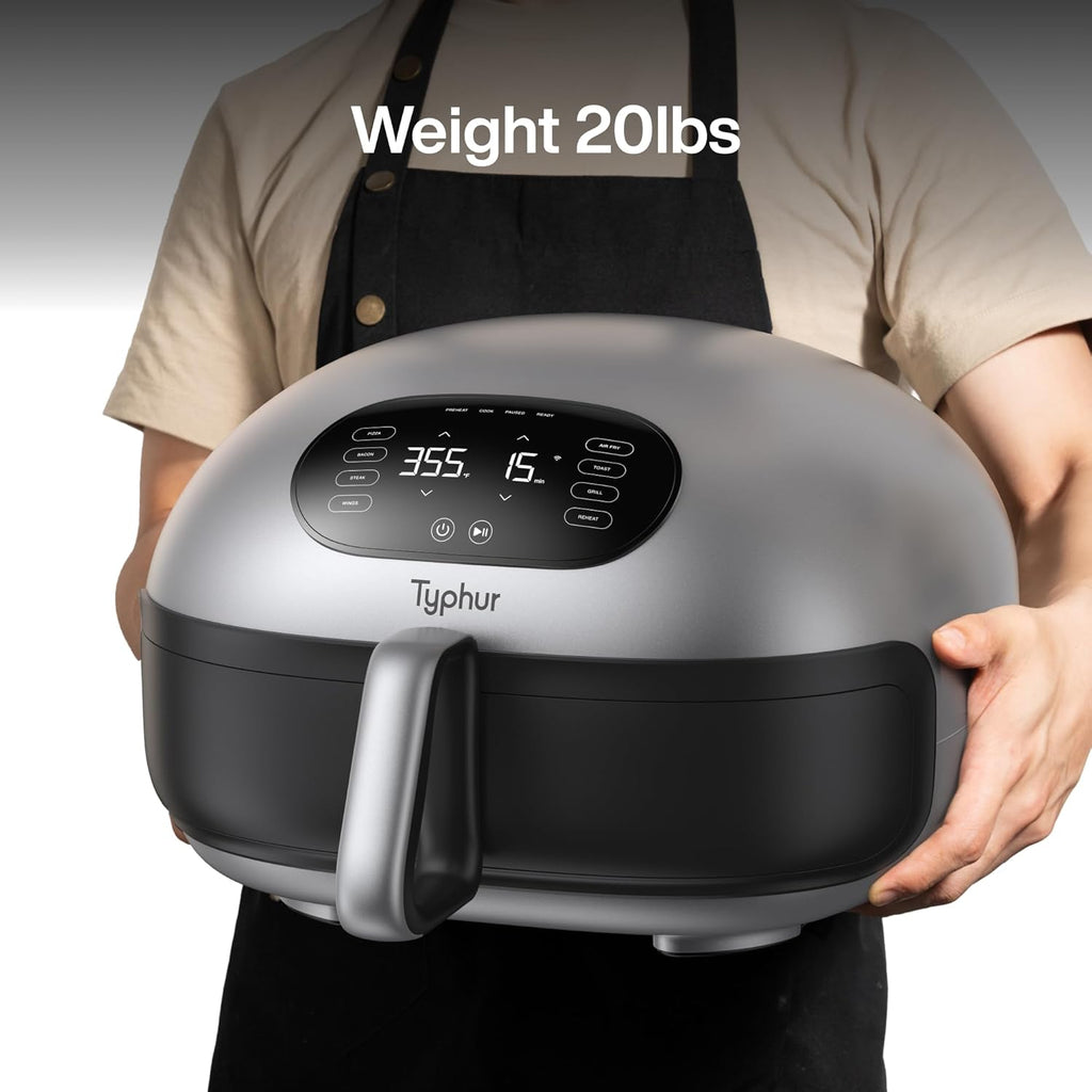 Typhur Dome 2 Extra Large Air Fryer Smart Digital PFAS Free Basket 32 Wings Capacity