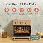 Our Place Air Fryer Toaster Oven 6 in 1 Compact Countertop Blue Multifunction