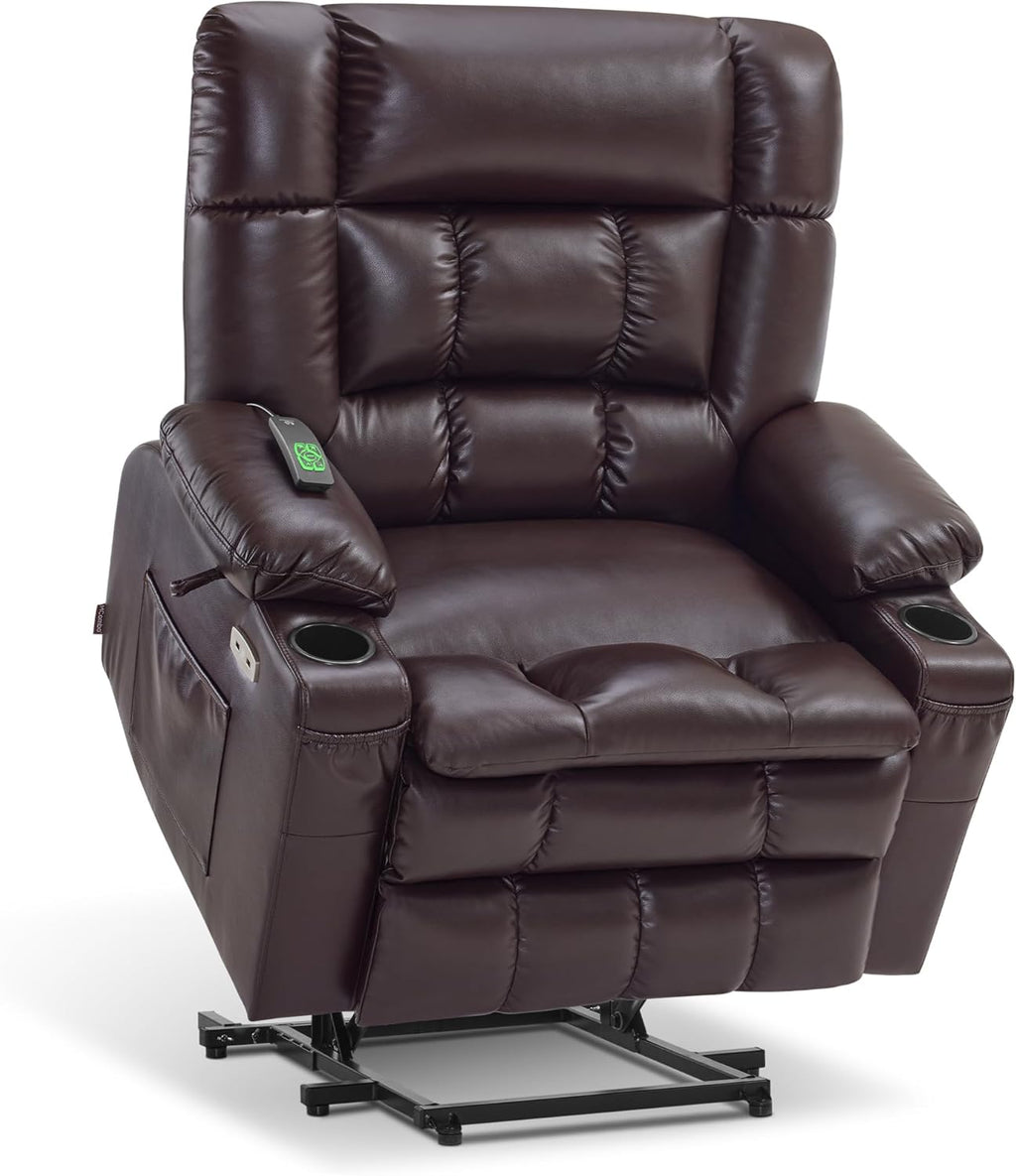 MCombo Dual Motor Power Lift Recliner Chair for Elderly with Heat Massage USB