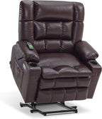 MCombo Dual Motor Power Lift Recliner Chair for Elderly with Heat Massage USB
