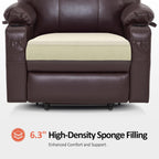 MCombo Electric Power Lift Recliner Massage Heat Chair for Elderly 3 Positions 2 Pockets USB