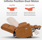 MCombo Dual Motor Power Lift Recliner Chair for Elderly with Heat Massage USB