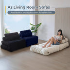 MAXYOYO Folding Sofa Bed Convertible Sleeper Chair with Pillow