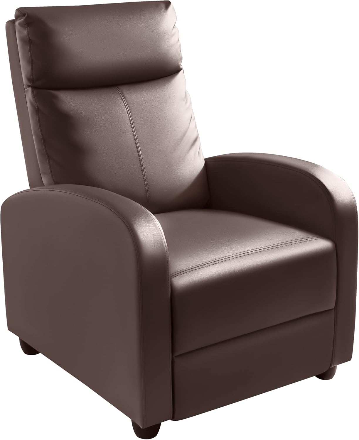 Homall Modern Recliner Chair PU Leather Padded Seat Single Sofa Home Theater
