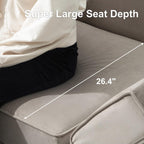 Belffin Velvet Modular Sectional Sofa with Ottoman Sleeper Bed Storage