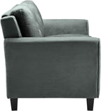 Lifestyle Harrington Sofa Upholstered Microfiber Fabric Curved Arm Couch