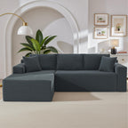 HANXIN Cloud Sectional Sofa L Shape Chaise Deep Seat Modular Living Room Couch