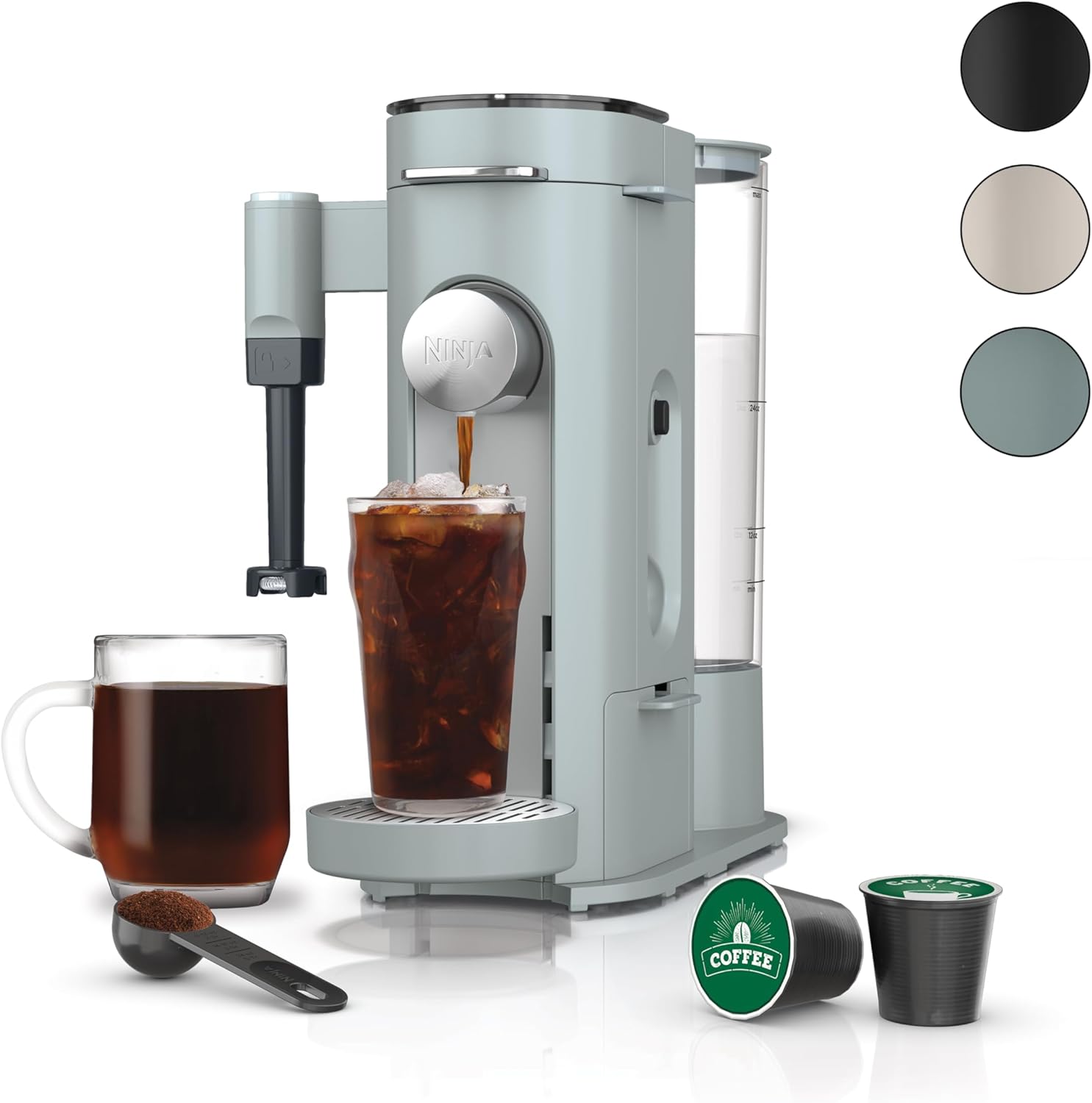 Ninja Single Serve Coffee Maker 56oz Removable Water Reservoir
