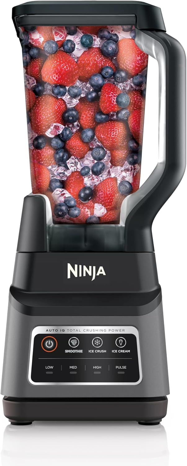 Ninja Blender 1400W High Power Smoothie Maker with 72oz Pitcher Dark Grey