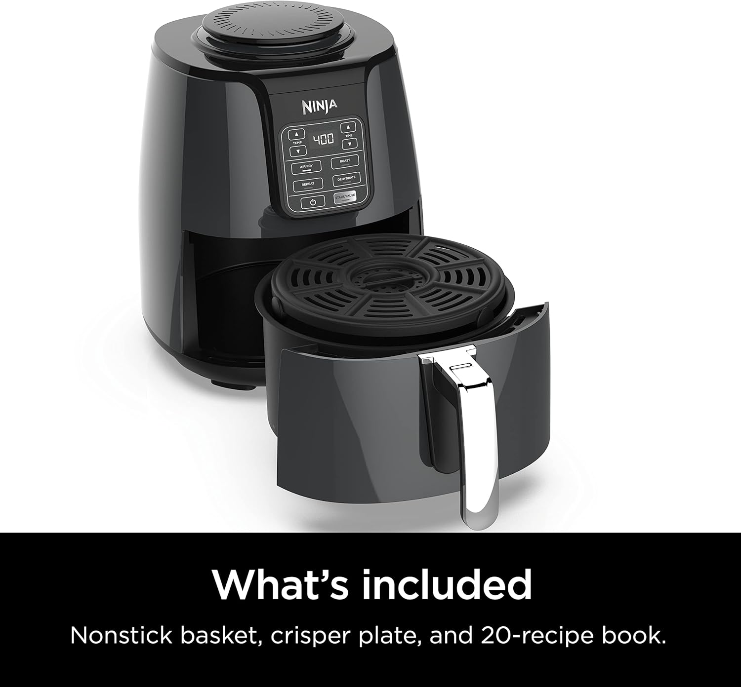Ninja 4 Quart Air Fryer 4 in 1 Compact Oil Less Cooker for Healthy Meals