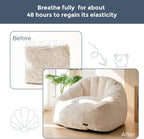MAXYOYO Giant Bean Bag Chair Oversized Faux Fur Sofa for Adults Kids