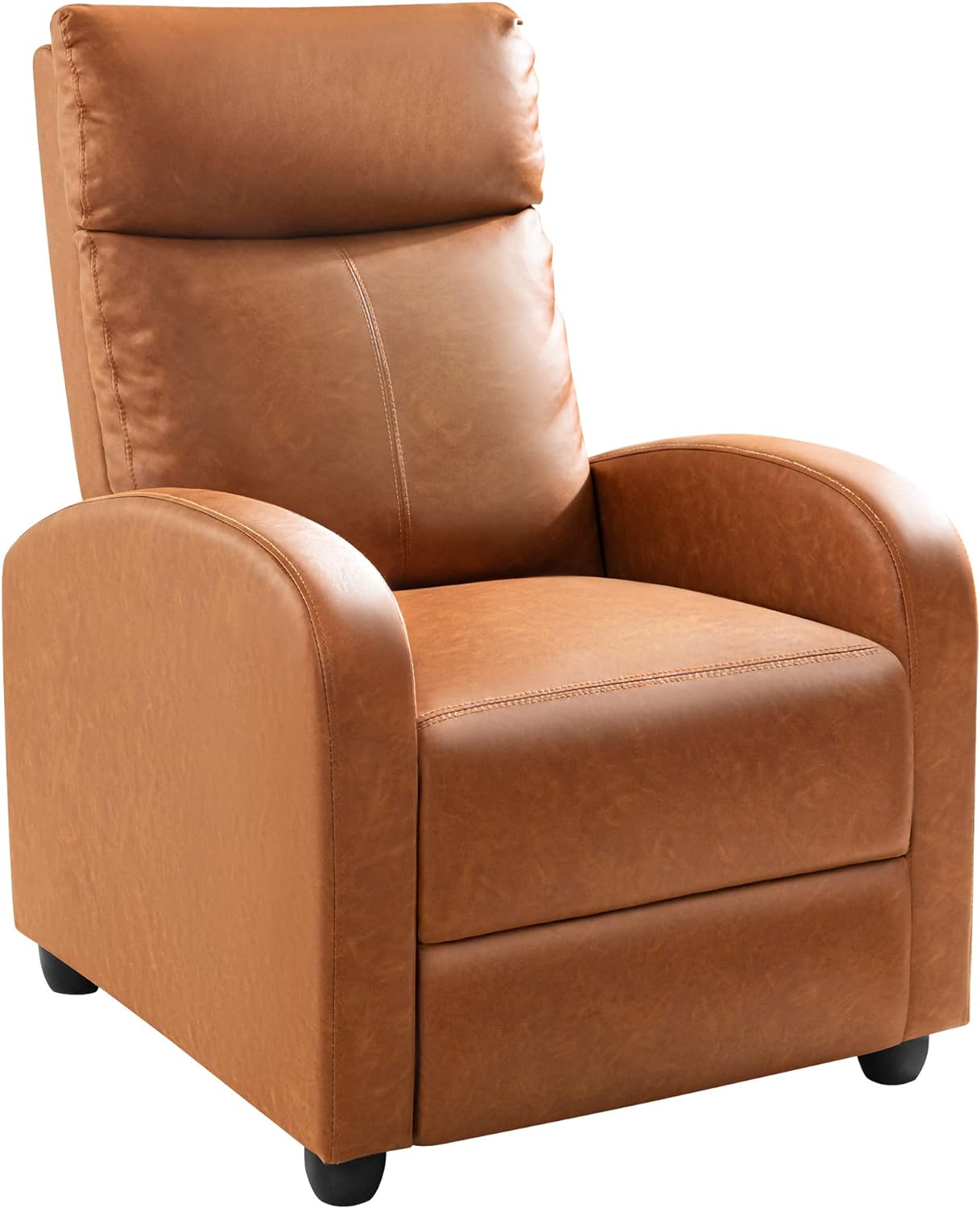 Homall Modern Recliner Chair PU Leather Padded Seat Single Sofa Home Theater