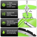 LidoDola 14 Inch Pressure Washer Surface Cleaner with Wheels for Concrete Patio Deck