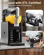 Fiii Slushie Machine 92oz Home Frozen Drink Maker with Auto Clean