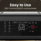Chefman 12 Quart Air Fryer Oven 6 in 1 Convection Countertop with Presets
