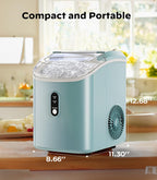 Silonn Nugget Ice Maker Countertop 33lbs Daily Soft Chewable Ice Machine