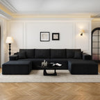 Settab Cloud Modular Sectional Sofa U Shaped Deep Seat Living Room Couch