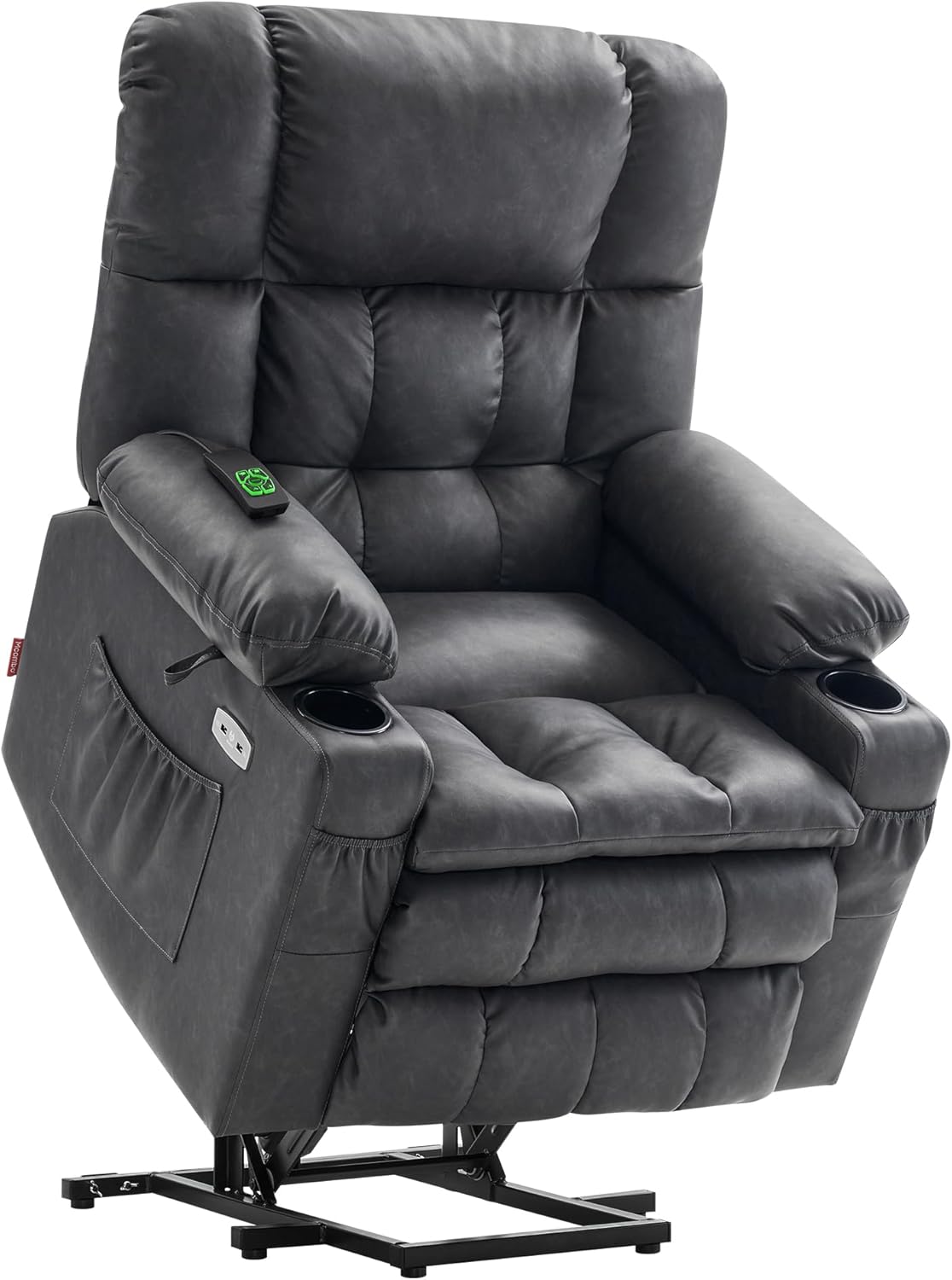 MCombo Dual Motor Power Lift Recliner Chair for Elderly with Heat Massage USB