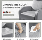 Homall Modern Recliner Chair PU Leather Padded Seat Single Sofa