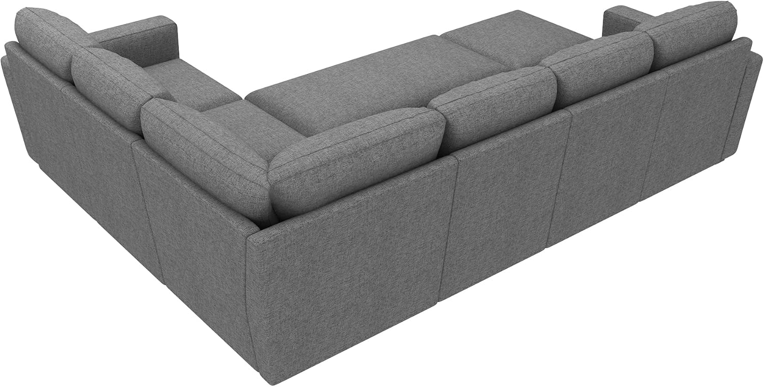 HONBAY Modular L Shaped Sectional Sleeper Sofa with Storage Pull Out Bed
