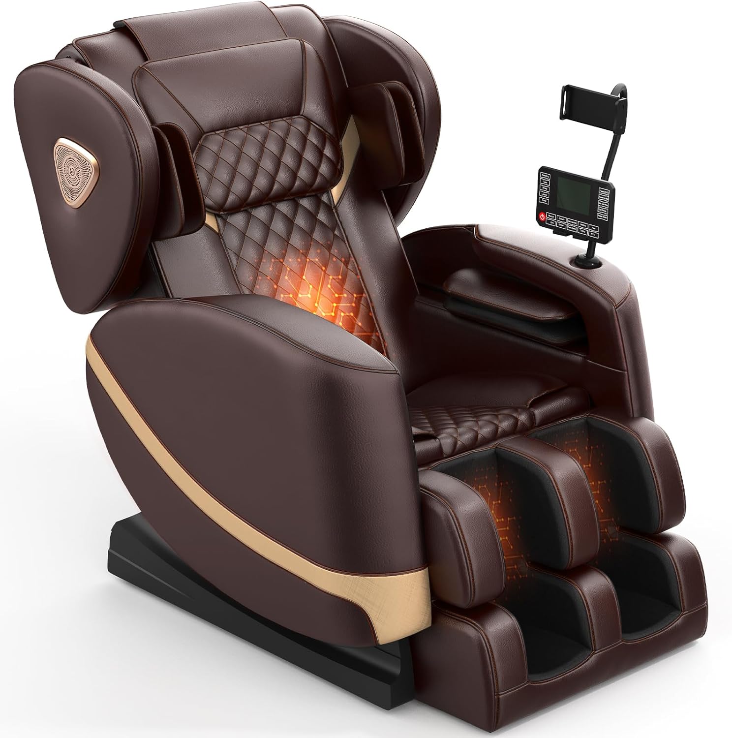 FURNIMAT Full Body Massage Chair Zero Gravity with Heat Foot Massage Bluetooth