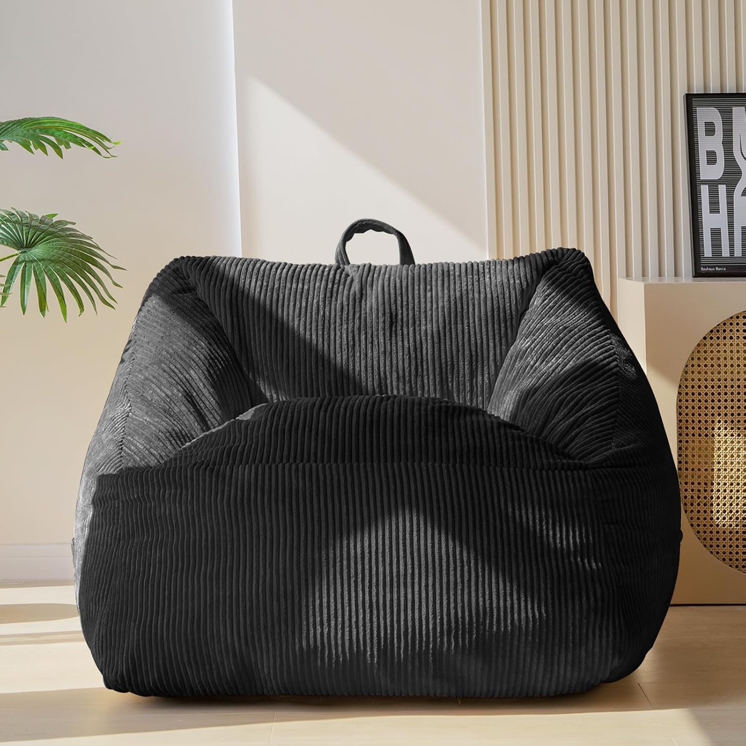 MAXYOYO Bean Bag Chair Floor Sofa with Handle and Pocket for Adults and Kids
