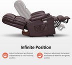 MCombo Dual Motor Power Lift Recliner Chair for Elderly with Heat Massage USB