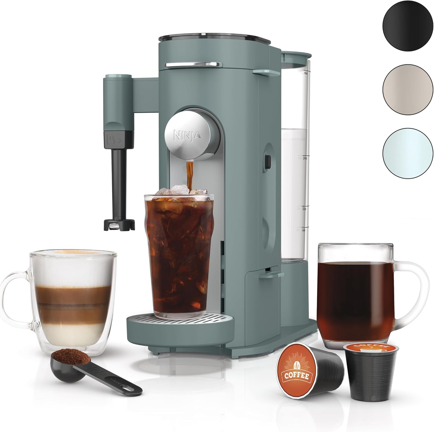 Ninja Single Serve Coffee Maker 56oz Removable Water Reservoir