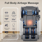 FURNIMAT Full Body Massage Chair Zero Gravity with Heat Foot Massage Bluetooth