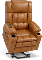 MCombo Dual Motor Power Lift Recliner Chair for Elderly with Heat Massage USB