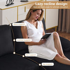 VINGLI 110 Sectional Couch U Shaped Sofa Set with Double Chaise Chenille Fabric