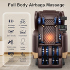 FURNIMAT Full Body Massage Chair Zero Gravity with Heat Foot Massage Bluetooth