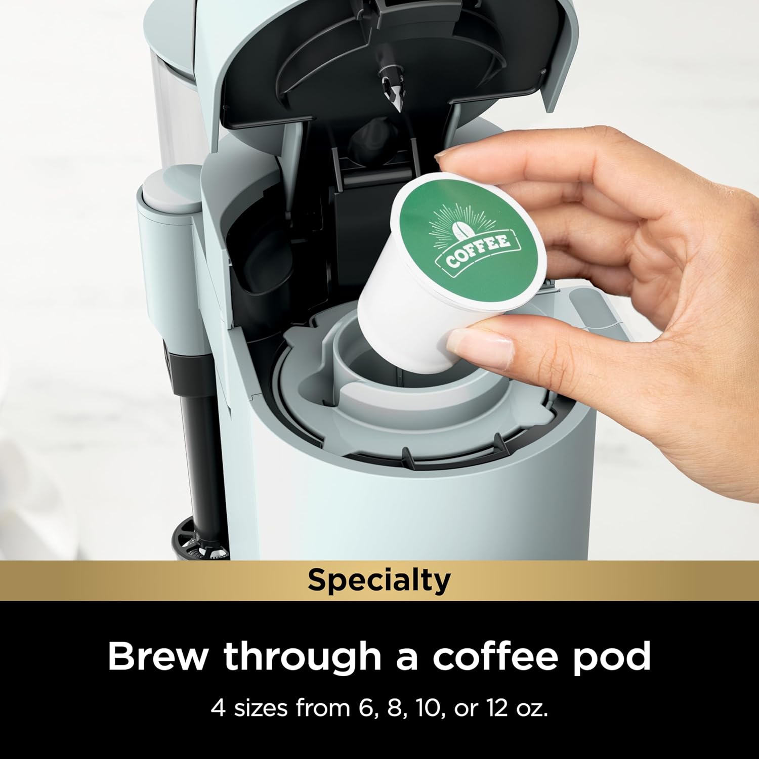 Ninja Single Serve Coffee Maker 56oz Removable Water Reservoir