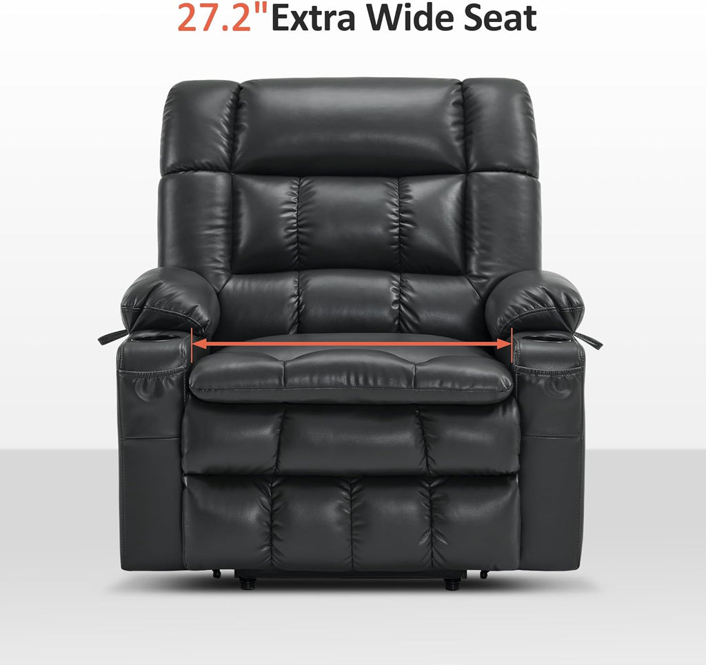 MCombo Dual Motor Power Lift Recliner Chair for Elderly with Heat Massage USB