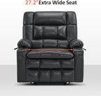 MCombo Dual Motor Power Lift Recliner Chair for Elderly with Heat Massage USB
