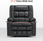 MCombo Dual Motor Power Lift Recliner Chair for Elderly with Heat Massage USB