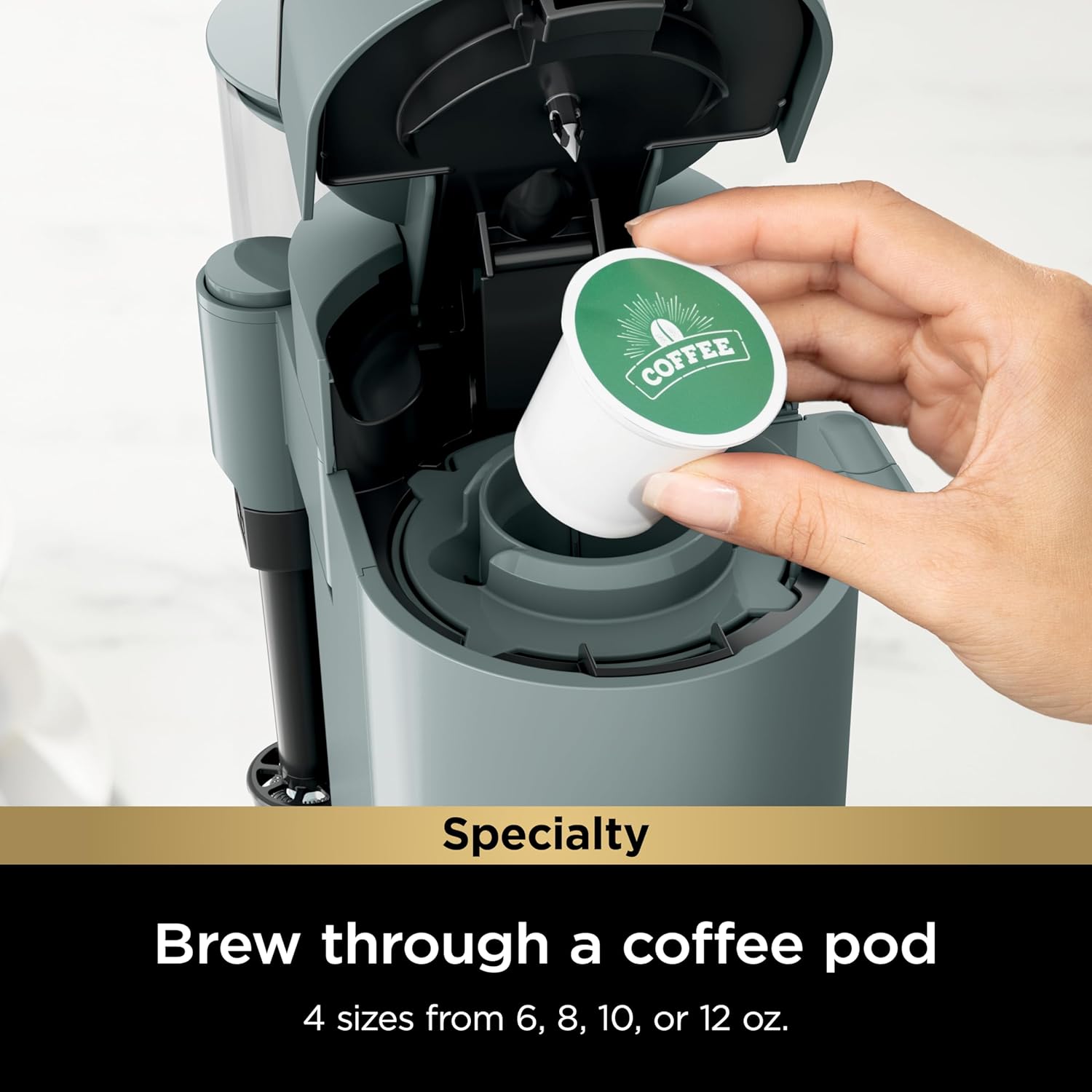 Ninja Single Serve Coffee Maker 56oz Removable Water Reservoir