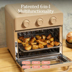 Our Place Air Fryer Toaster Oven 6 in 1 Compact Countertop Blue Multifunction