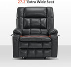 MCombo Dual Motor Power Lift Recliner Chair for Elderly with Heat Massage USB