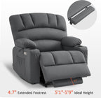 MCombo Power Lift Recliner Chair for Elderly with Heat Massage USB Cup Holders
