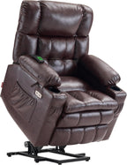 MCombo Dual Motor Power Lift Recliner Chair for Elderly with Heat Massage USB