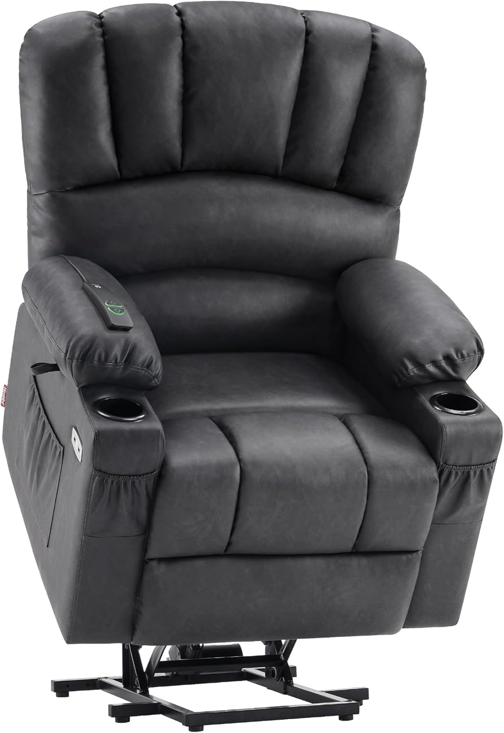 MCombo Power Lift Recliner Chair for Elderly with Heat Massage USB Cup Holders