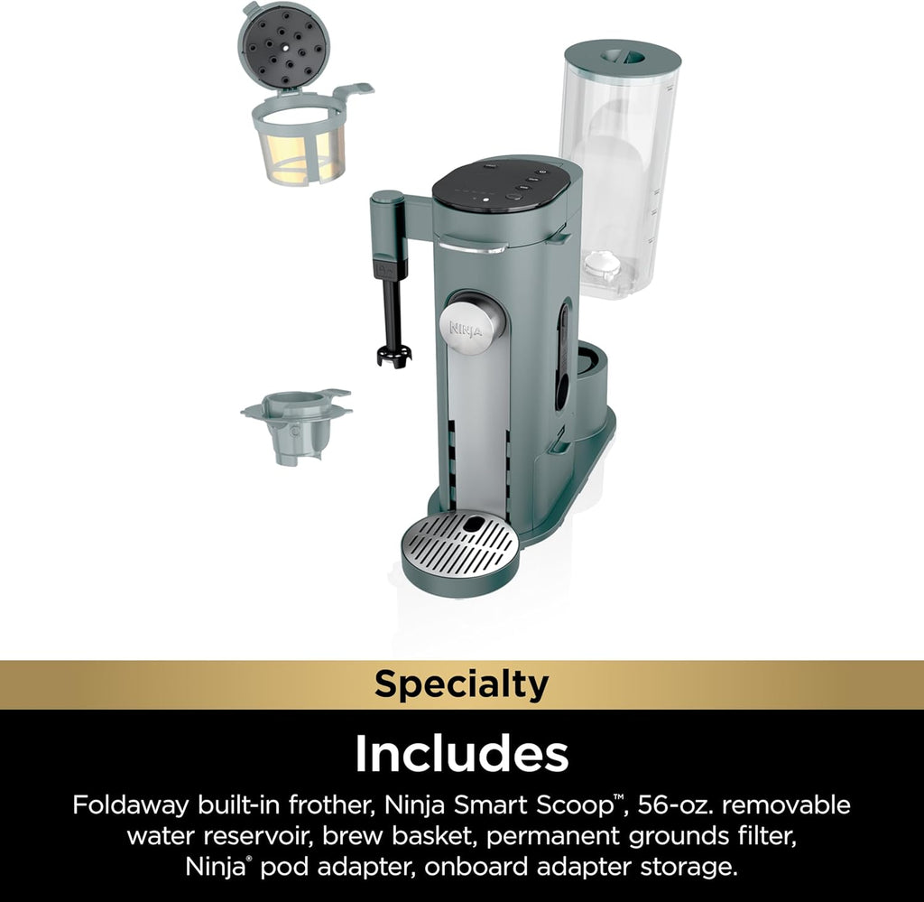 Ninja Single Serve Coffee Maker 56oz Removable Water Reservoir