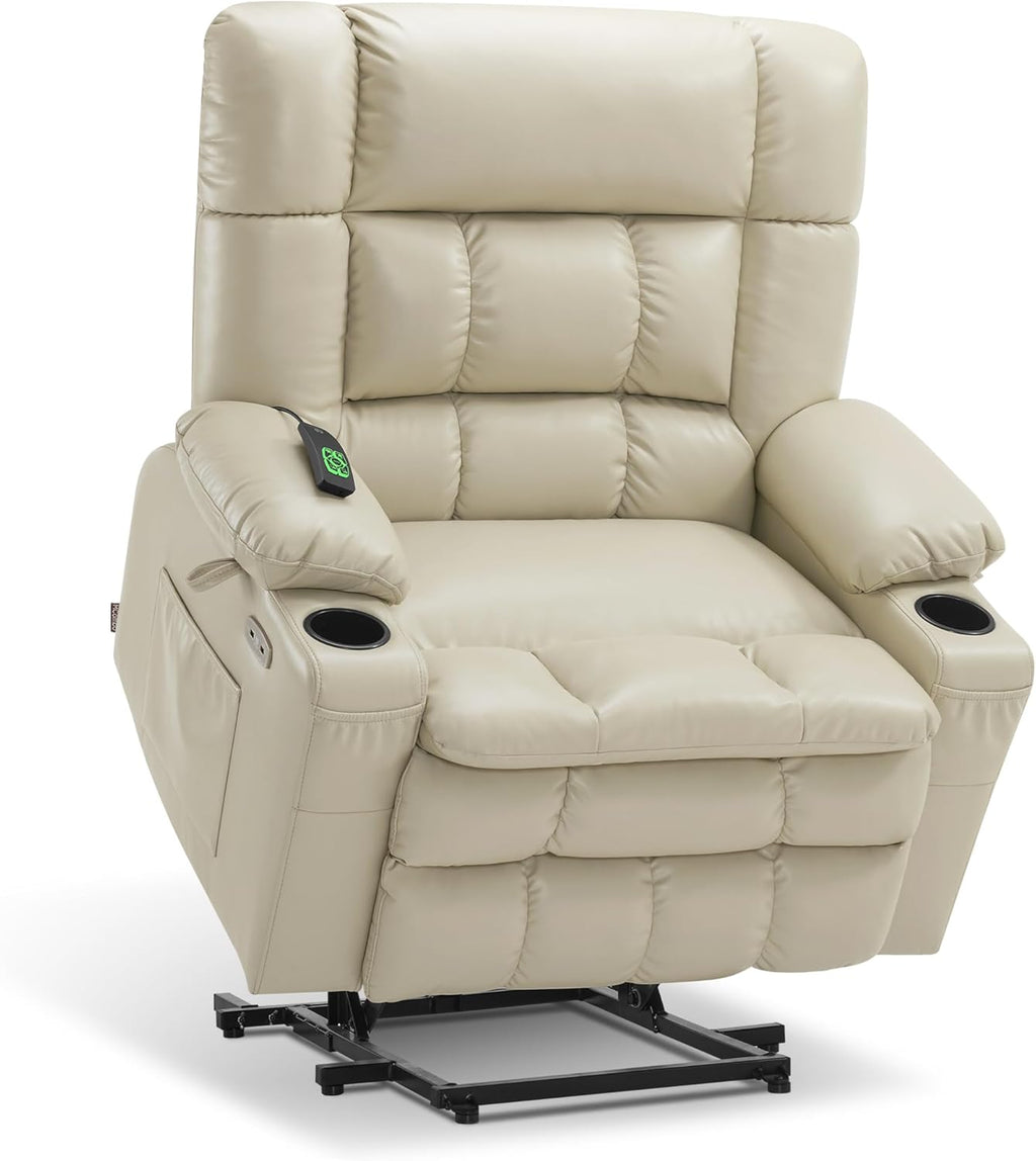 MCombo Dual Motor Power Lift Recliner Chair for Elderly with Heat Massage USB