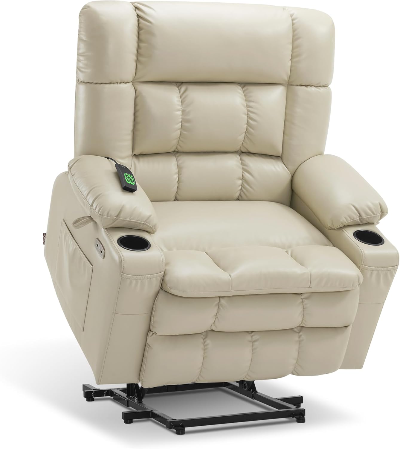 MCombo Dual Motor Power Lift Recliner Chair for Elderly with Heat Massage USB