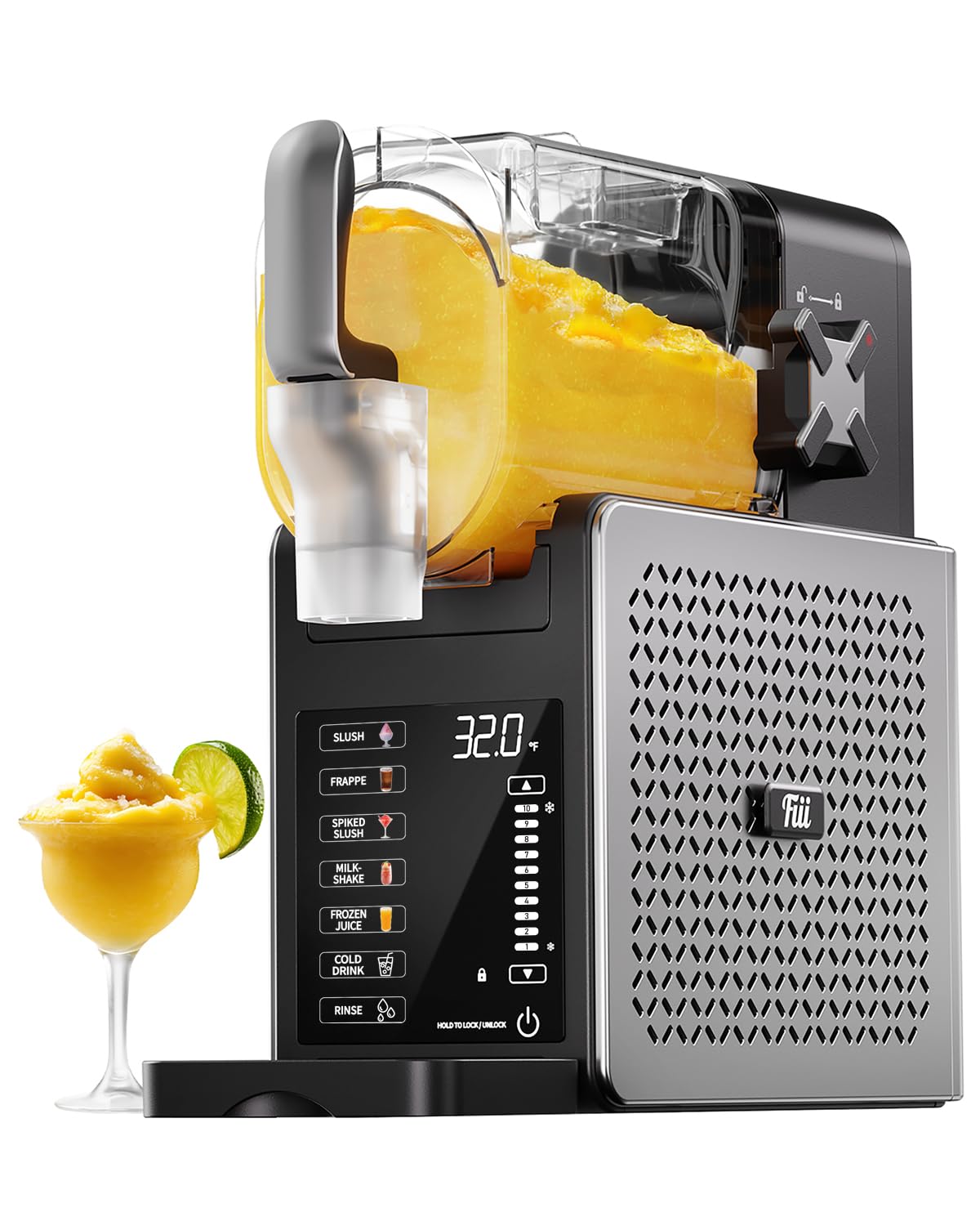 Fiii Slushie Machine 92oz Home Frozen Drink Maker with Auto Clean