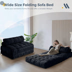 MAXYOYO Folding Sofa Bed Convertible Sleeper Chair with Pillow