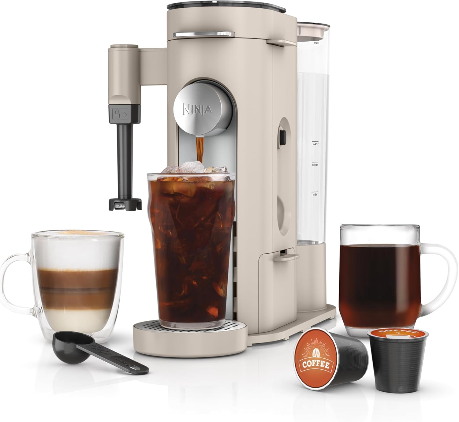 Ninja Single Serve Coffee Maker 56oz Removable Water Reservoir
